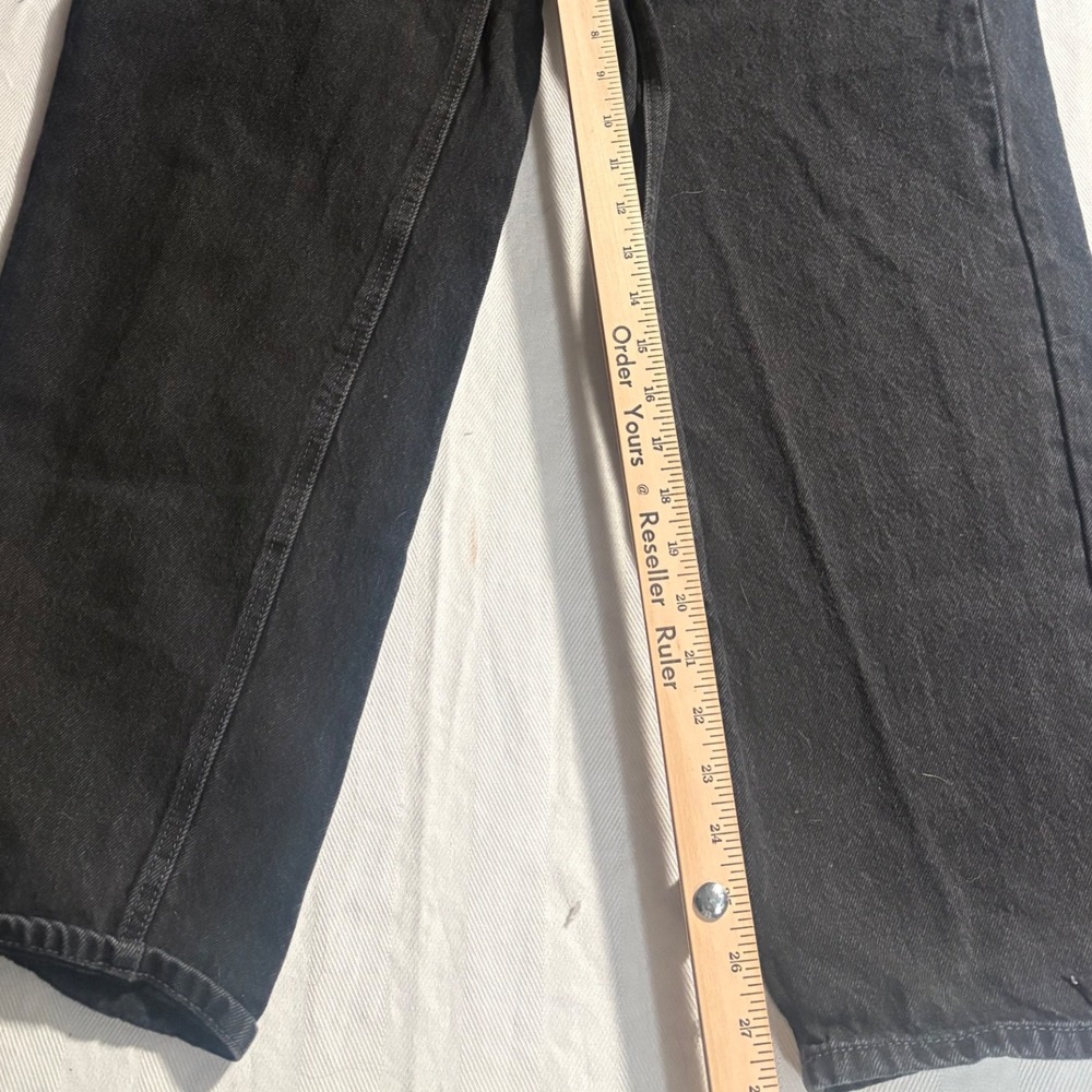 Empyre Relaxed Baggy Jeans Black Wash Wide Leg Skater Y2K Size 32 - Picture 10 of 12